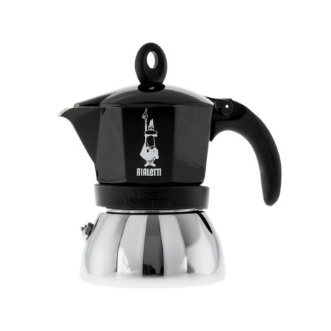 Bialetti Moka Induction 3 šálky čierna