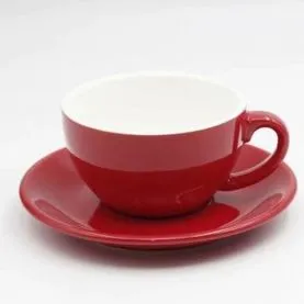 Šálka na cappuccino Kaffia 170 ml - červená