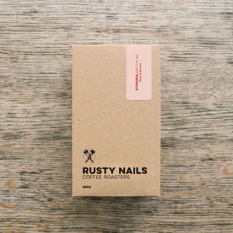 Káva Rusty Nails Etiópia Aricha 250g, zrnková