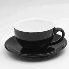 Šálka na cappuccino Kaffia 170 ml - čierna