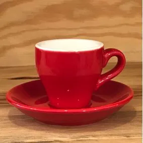 Šálka na espresso Kaffia 80 ml - červená