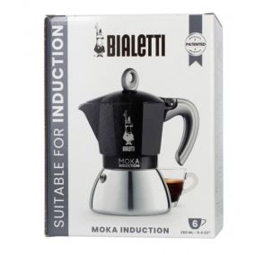 Bialetti Moka Induction 6 šálok čierna NEW 2