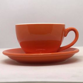 Šálka na cappuccino Kaffia 220 ml - oranžová