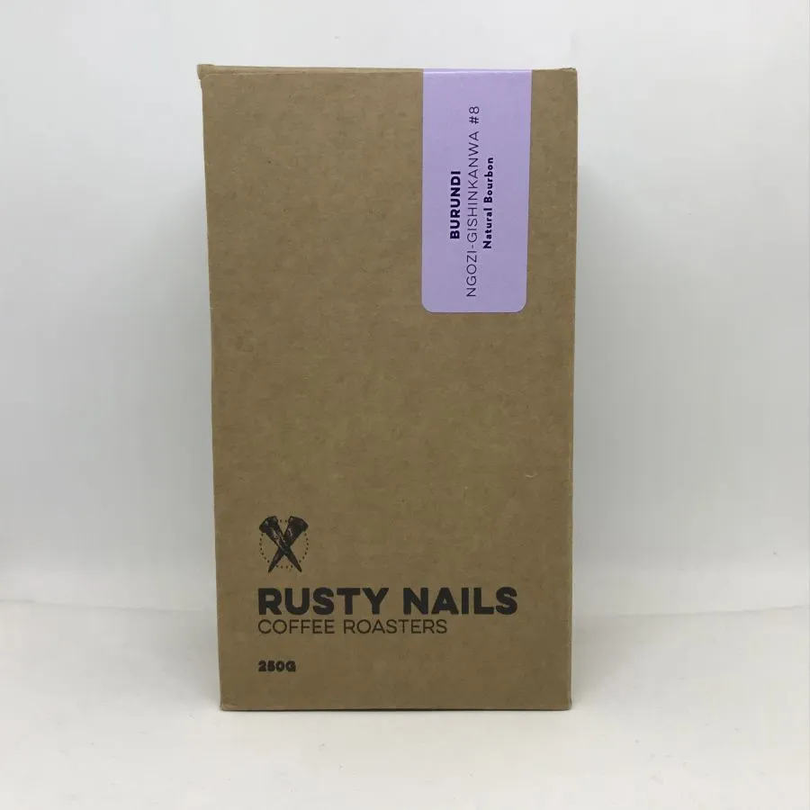 Káva Rusty Nails Burundi Ngozi Gashinkanwa, 250g