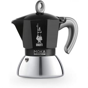 Bialetti Moka Induction 2 šálky čierna NOVINKA – POUŽITÁ/ZĽAVA