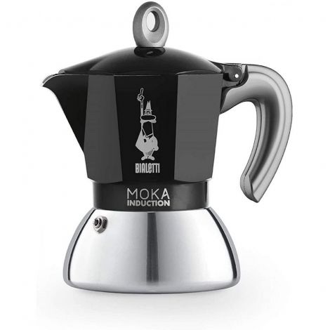 Bialetti Moka Induction 2 šálky čierna NOVÁ - POUŽITÁ/ZĽAVA