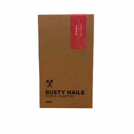 Káva Rusty Nails Etiópia Worka Chelichele, 250g