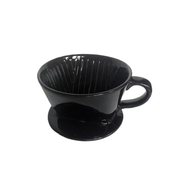 Keramický drip Kaffia 1-2 šálky čierny