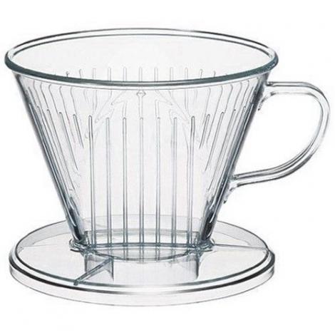 Plastový dripper Kaffia 1-4 šálky číry