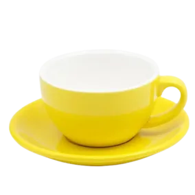 Šálka na cappuccino Kaffia 220 ml - žltá