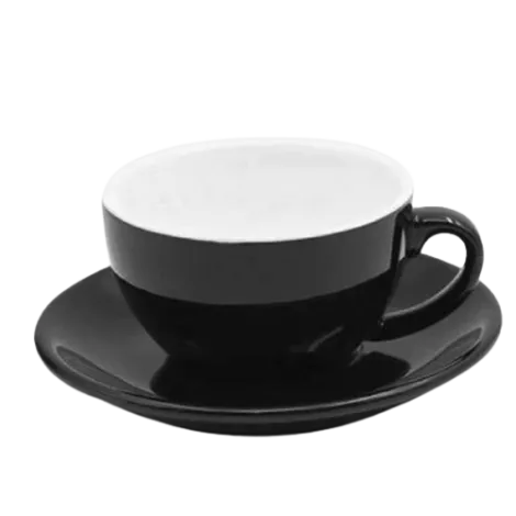 Šálka na cappuccino Kaffia 170 ml - čierna