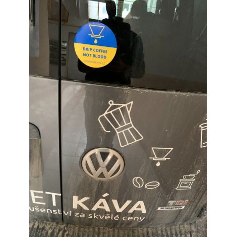 Samolepka - podporujem Ukrajinu!