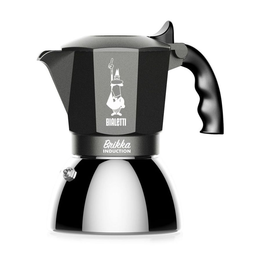 Moka kanvice Bialetti Brikka Induction 4 sivá