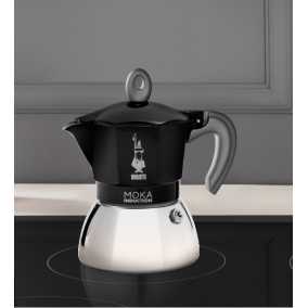 Bialetti Moka Induction 4 šálky čierna NEW 2