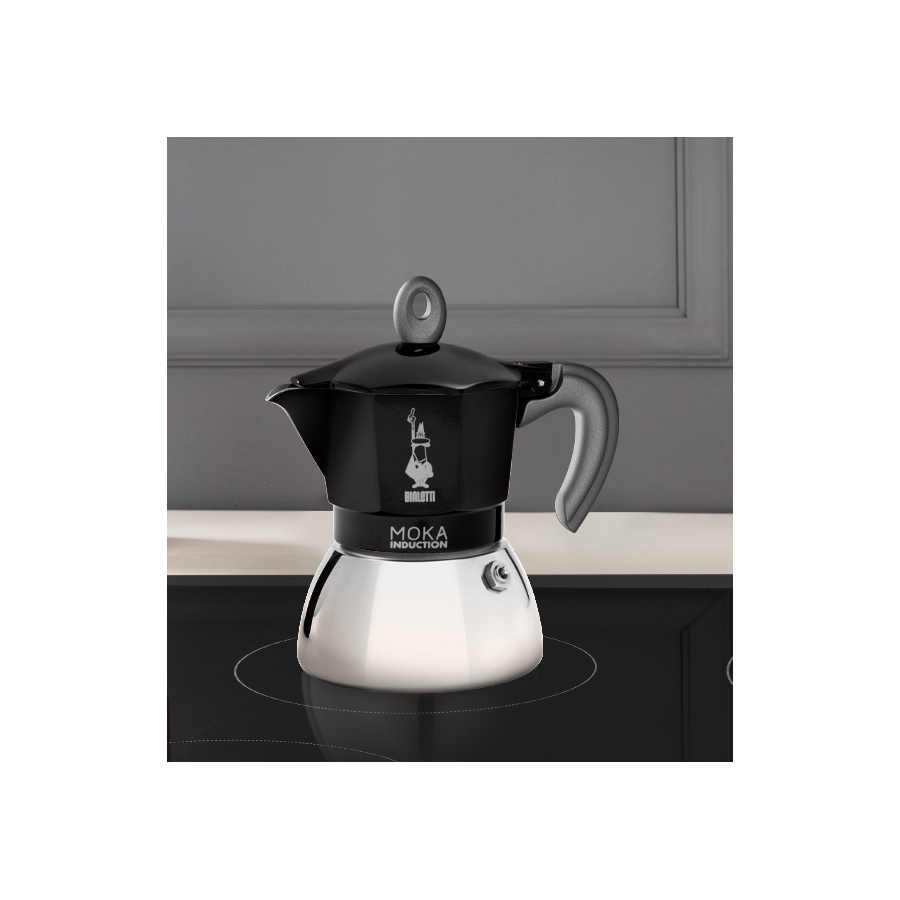 Bialetti Moka Induction 4 šálky čierna NEW