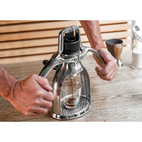 Kávovar ROK espressogc strieborný