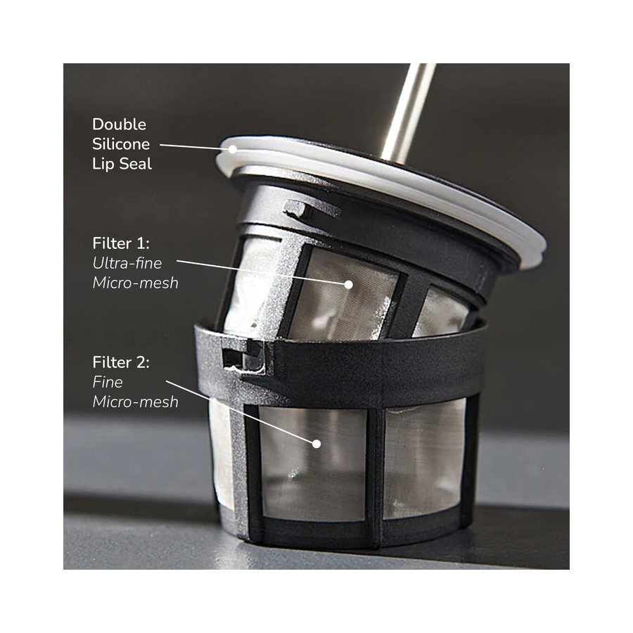 Frenchpress Espro P1 Travel Press 300 ml strieborný