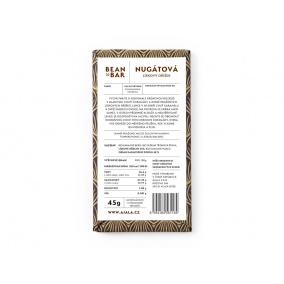 Čokoláda Ajala 48% nugátový lieskový orech 2