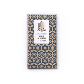 Czekolada Ajala 66% z makiem i wiśnią