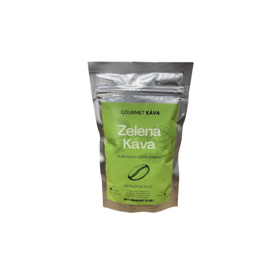Zelená káva 100 g mletá, nepražená, green coffee