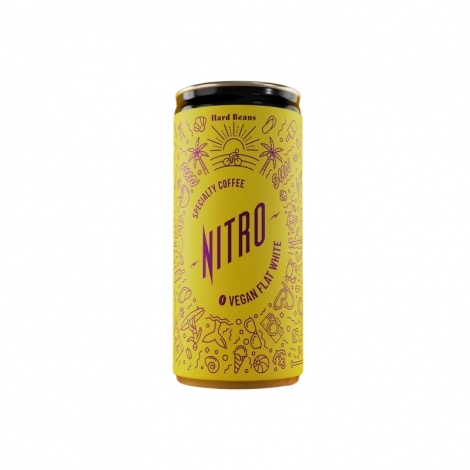 Hard Beans  NITRO - VEGAN FLAT WHITE 200 ml