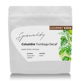 GourmetCoffee Specialty - Columbia Tumbaga DECAF bez kofeínu 250g