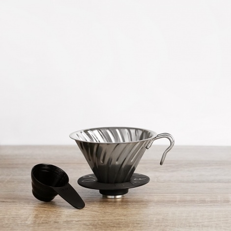 kópia Hario dripper V60-02 nerez (VDM-02HSV) - Krátke balenie / ZĽAVA