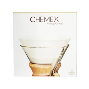 Papierové filtre Chemex 4-13 šálok - biele Neskladané