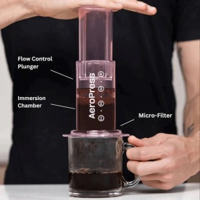 Aeropress Clear PINK 2