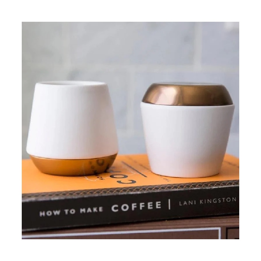 Keramický hrnček Joey Double Wall 240 ml - biely