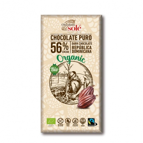 Chocolates Solé - 56% BIO čokoláda 100g