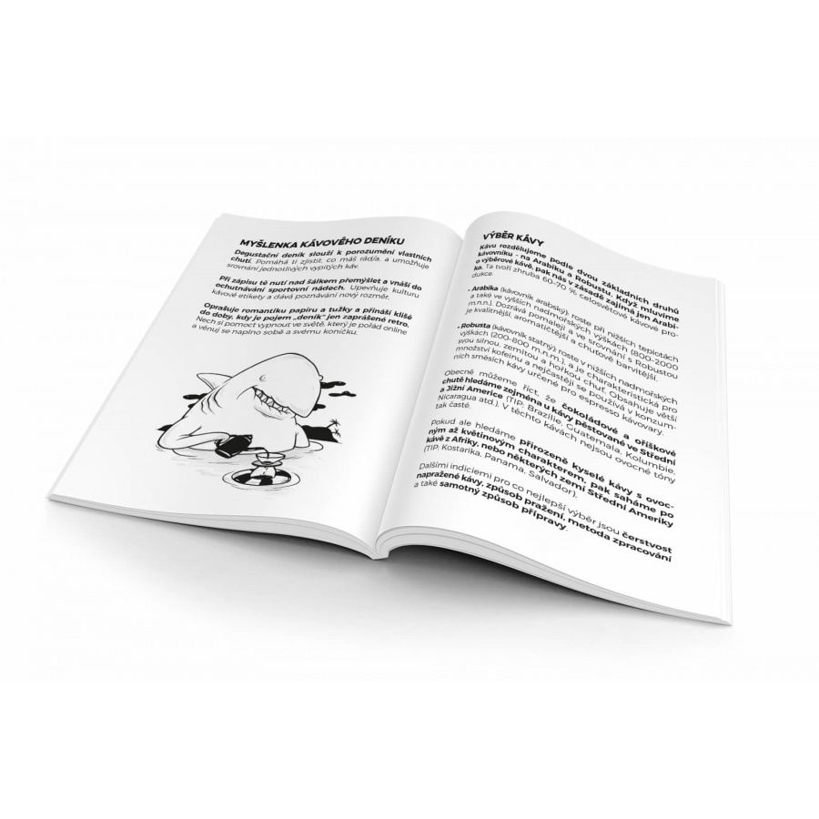 DEGUSTUJU - Vreckový diár na kávu A6