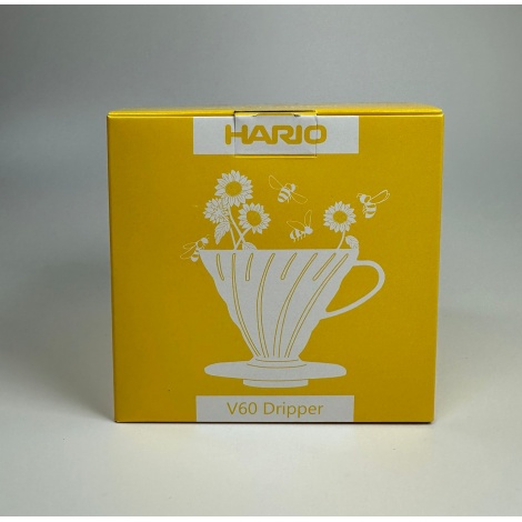 Hario Dripper V60 -02T Sunflower Yellow - plast