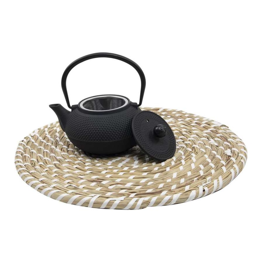 Liatinová kanvica 850 ml čierna