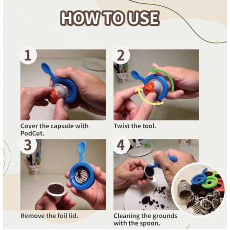 Otvárač kapsúl PodCut™