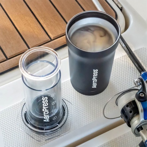 Cestovný systém Aeropress GO Plus - čierny