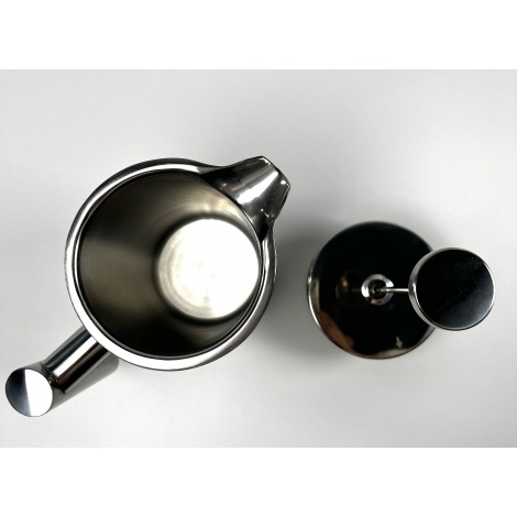 Frenchpress z nehrdzavejúcej ocele 600 ml Kaffia - strieborný