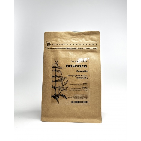 Cascara Colombia, kávový čaj, 100g