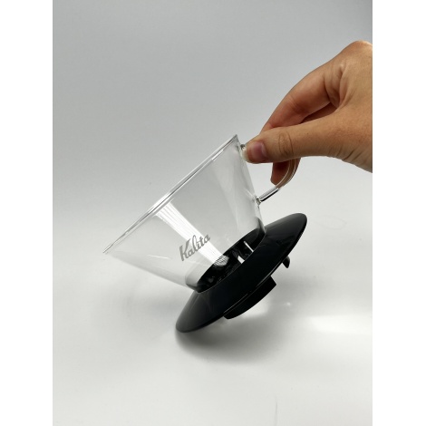 Dripper Kalita Wave 185 Black- sklo