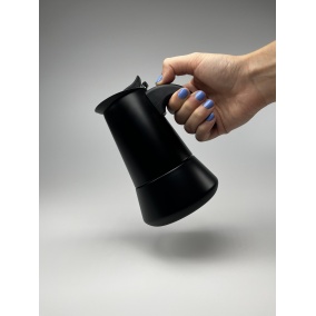 Kaffia Czarny 4 filiżanki Moka Pot - Czarny 2