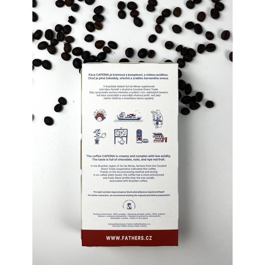 Otcove kávové kapsule - Brazil Cafeina Natural