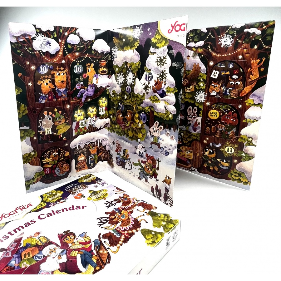 Organický vianočný adventný kalendár Yogi Tea 45,9 g