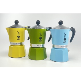 Modrý moka hrniec Bialetti Rainbow 3 2