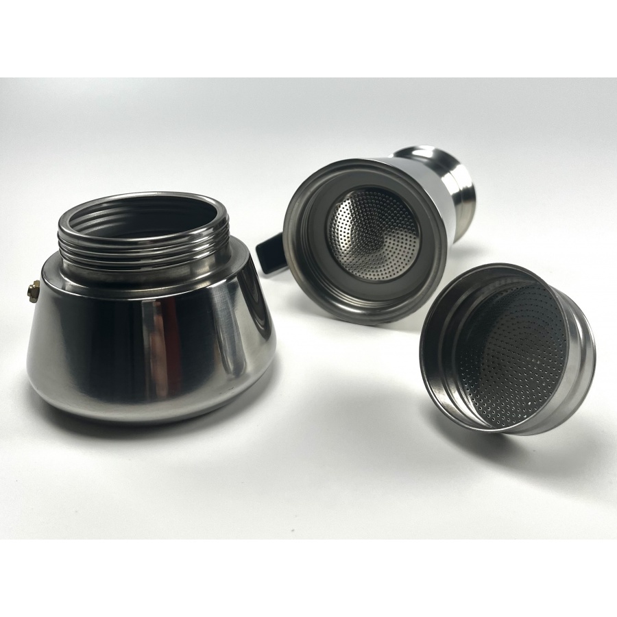 Moka kanvica Kaffia 6 šálok z nehrdzavejúcej ocele