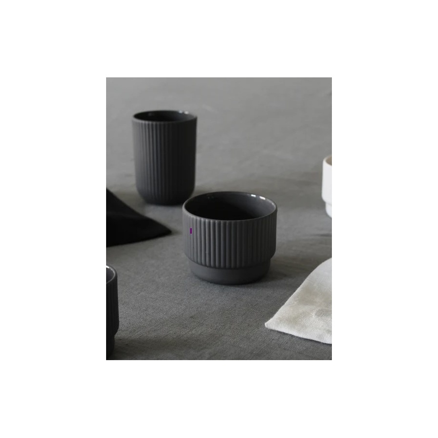 Šálka Kaffia Style Cappuccino 130 ml -tmavo šedá