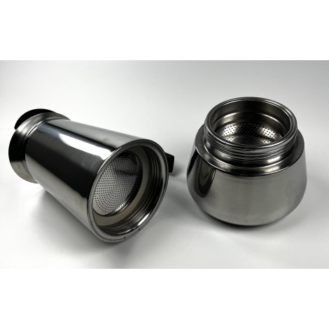 Garnek Moka Kaffia 9 filiżanek stal nierdzewna