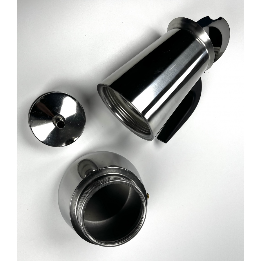 Moka kanvica Kaffia 9 šálok z nehrdzavejúcej ocele