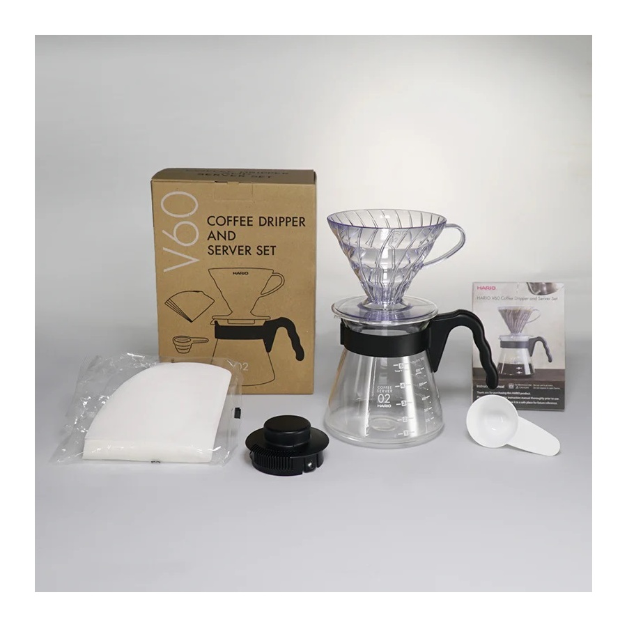 Hario V60 Pour Over Craft - čierny (VCND-02B-EX)