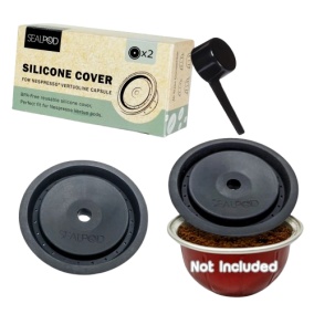 2x náhradné viečko Sealpod pre kapsuly Nespresso VertuoLine® a Vertuo®. 2