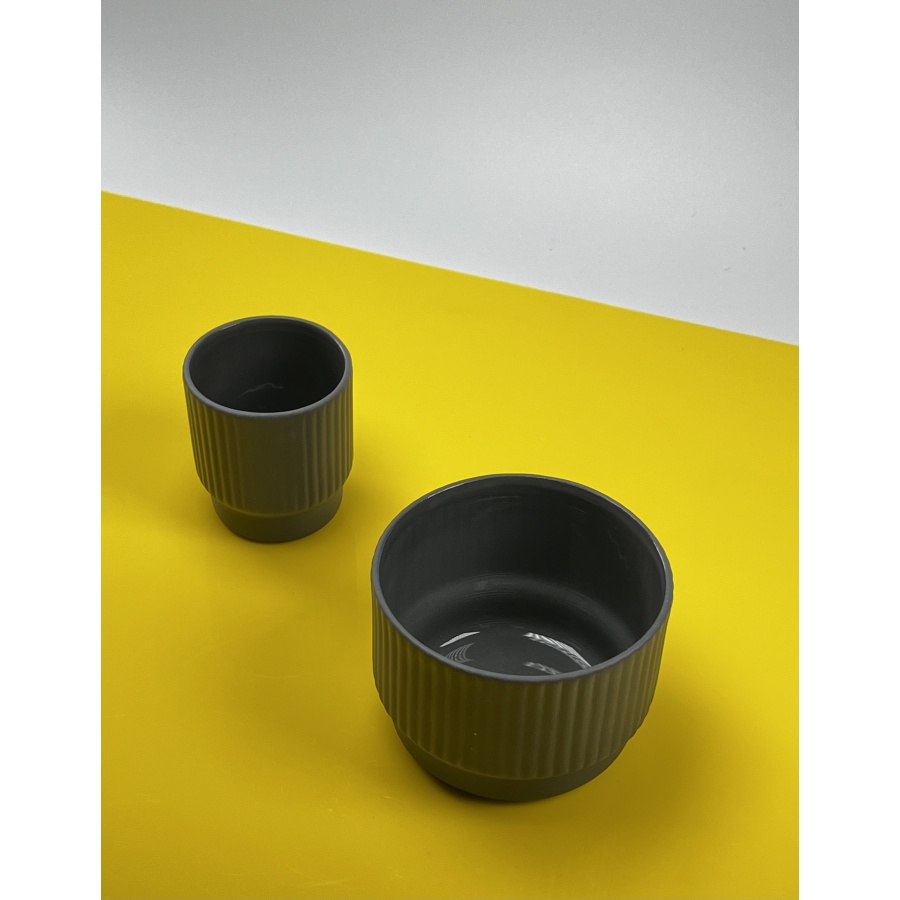 Šálka Kaffia Style Espresso 60 ml - tmavošedá